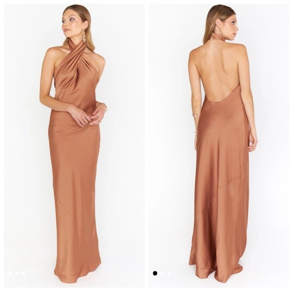 Show Me Your Mumu Jasmine Halter Maxi Dress (HEMMED)